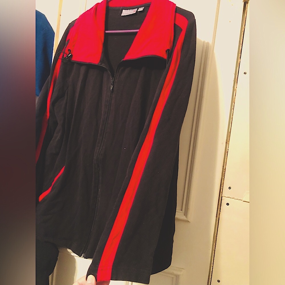 Sweatsuit LS Full Zip Jacket Women’s Plus Size 1XL Outdoor Adventure Sport Savvy